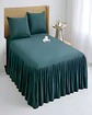 FALDON DE CAMA SIN FUNDA 2 PLAZAS VERDE - Miniatura 4