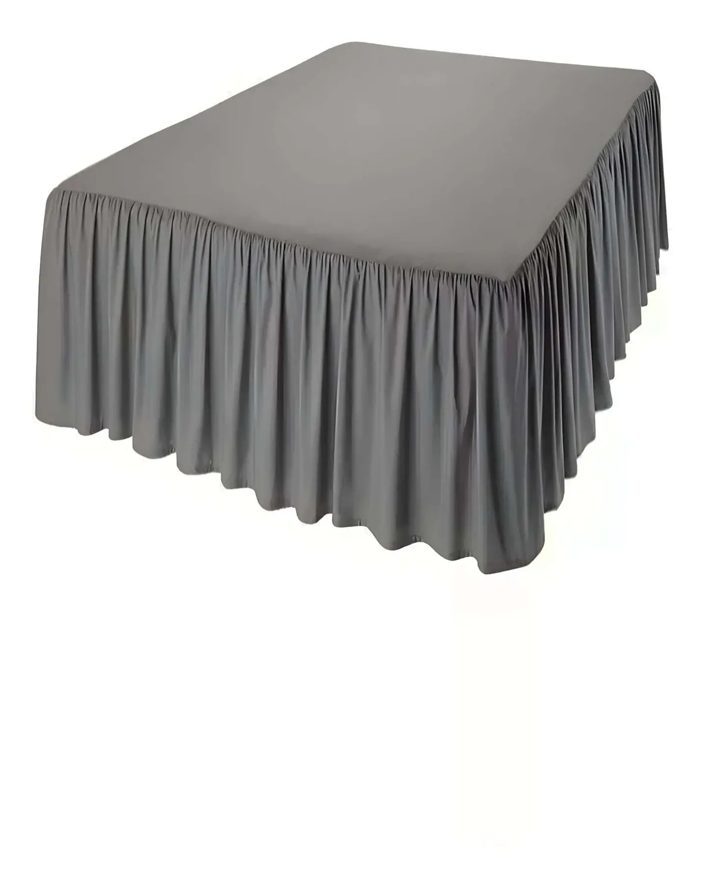 FALDON DE CAMA SIN FUNDA 2 PLAZAS GRIS 2