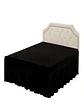 FALDON DE CAMA SIN FUNDA KING NEGRO - Miniatura 1