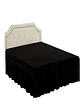 FALDON DE CAMA SIN FUNDA KING NEGRO - Miniatura 2
