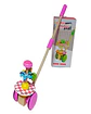 CORREPASILLO DE MADERA NIÑA ROSA - Miniatura 1