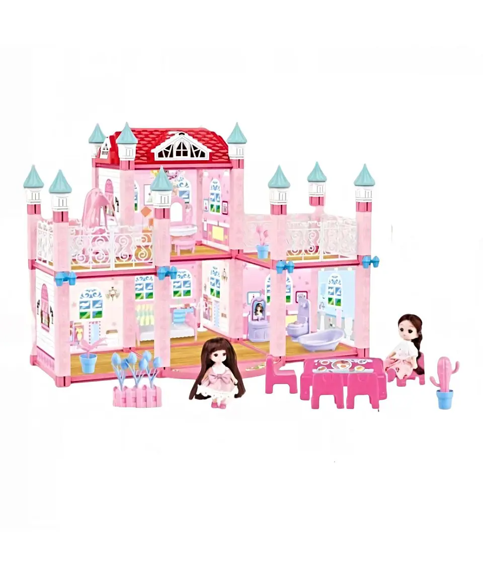 Casa de Muñeca Castillo de princesa 1
