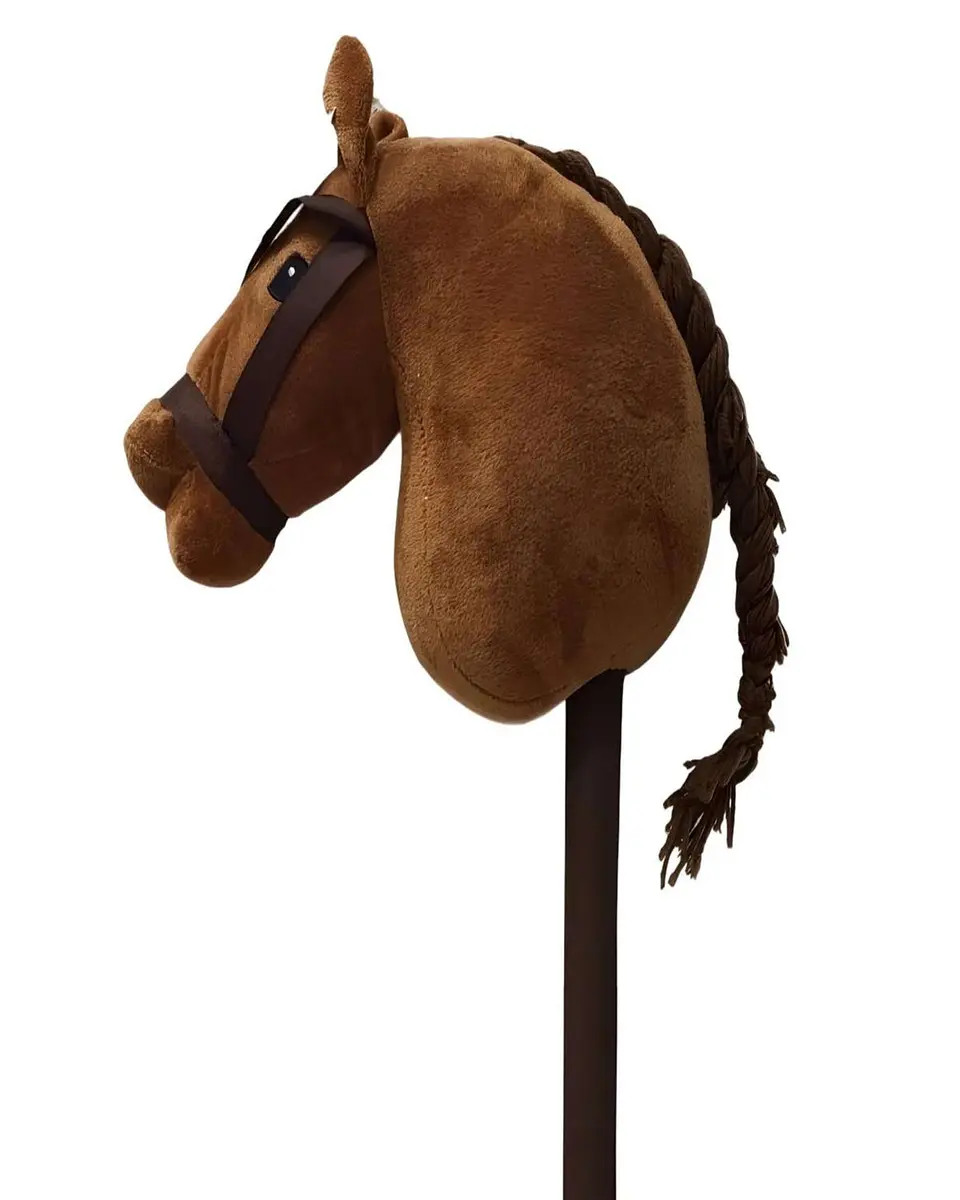 Caballo de Madera Con Sonido Café 3
