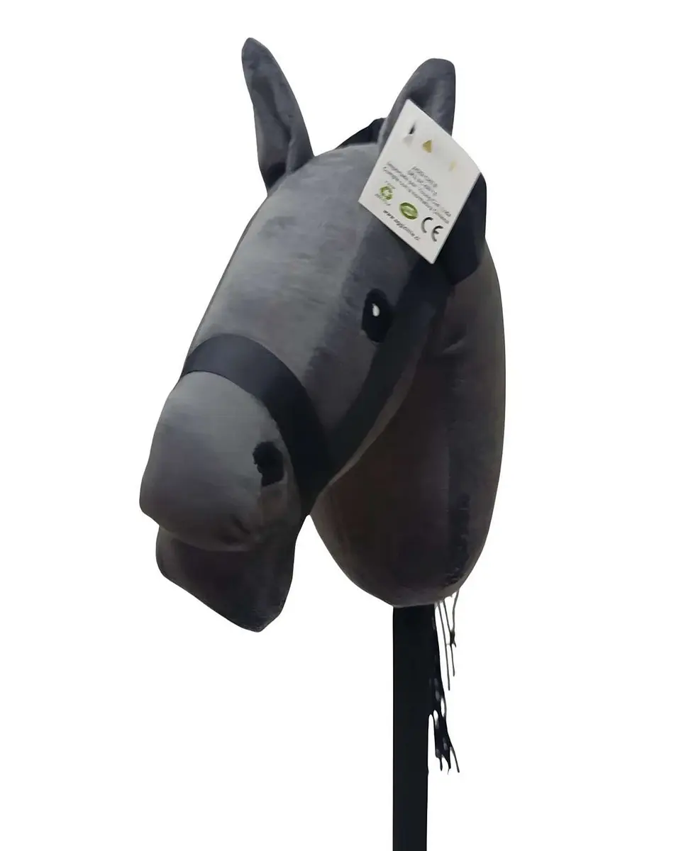 Caballo de Madera Con Sonido Gris 2