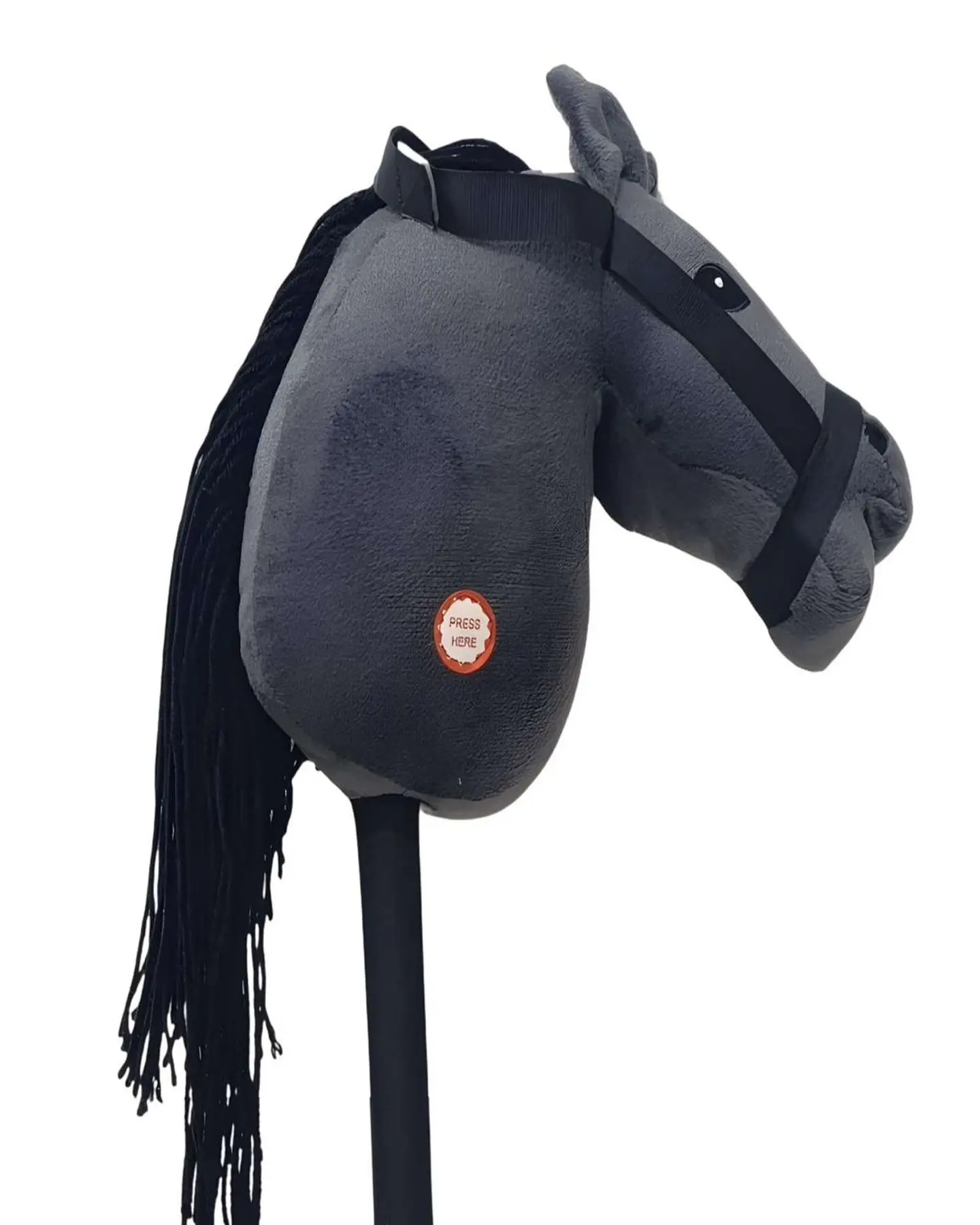 Caballo de Madera Con Sonido Gris 3