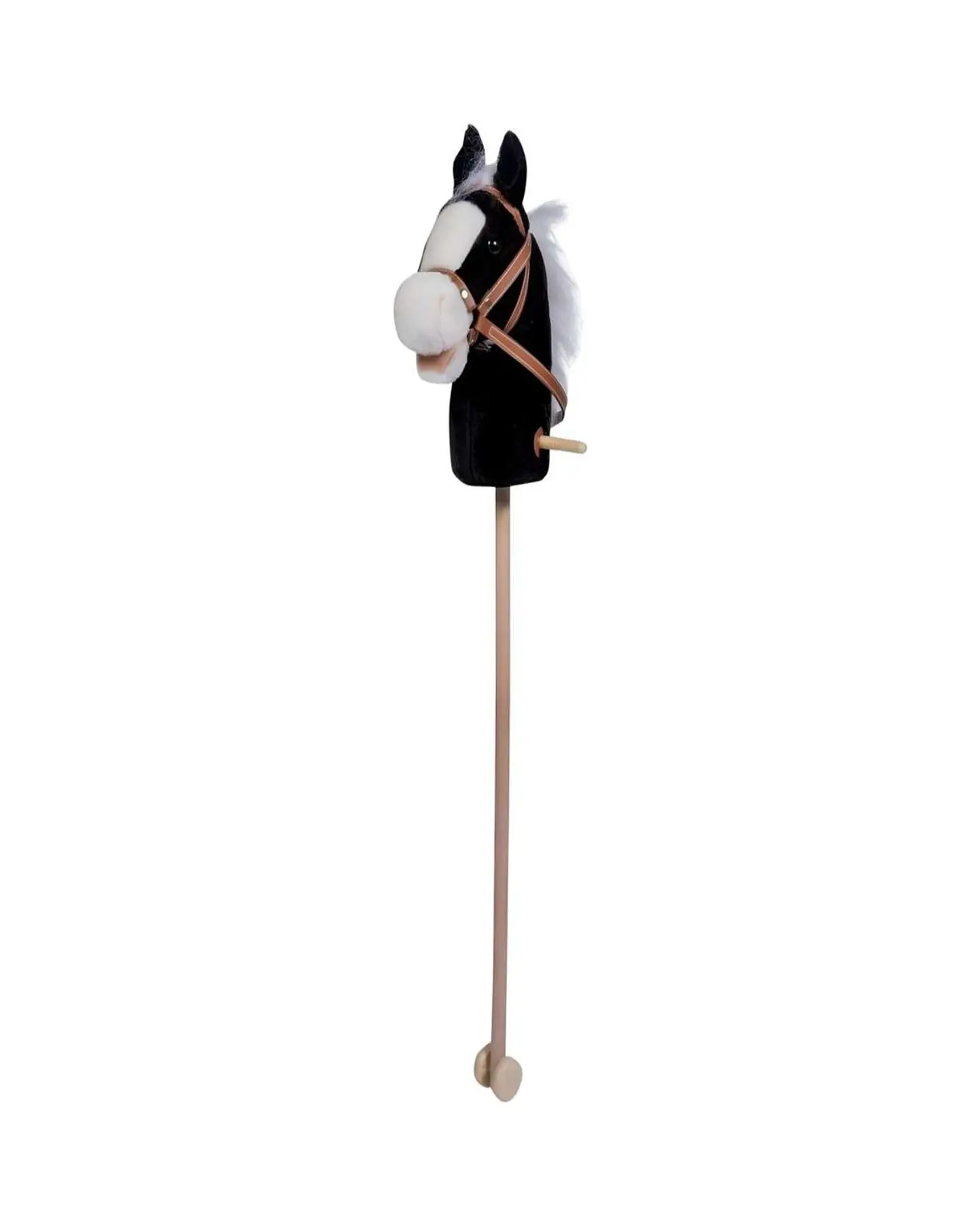 Caballo Bastón de Madera con Sonido Negro 3