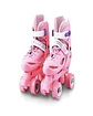 Patines Ajustables 4 Ruedas Niña Rosado Talla XS27-30 - Miniatura 2
