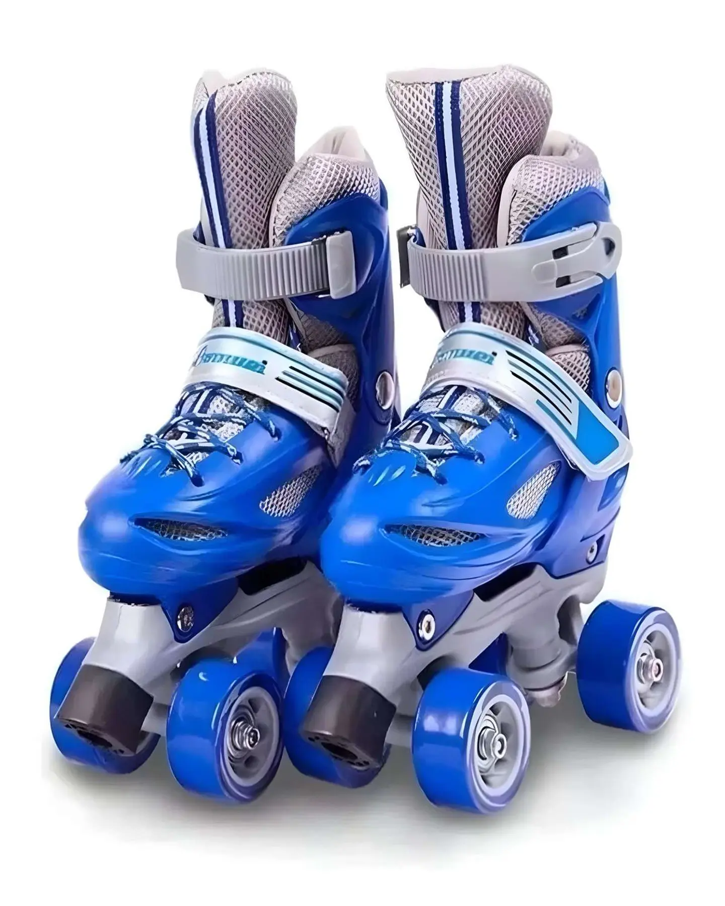 Patines Ajustables 4 Ruedas Niño Azul Talla XS27-30 1