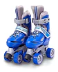 Patines Ajustables mas Kit con Casco 4 Ruedas Niño Azul Talla XS27-30 - Miniatura 2