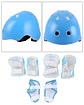 Patines Ajustables mas Kit con Casco 4 Ruedas Niño Azul Talla XS27-30 - Miniatura 4