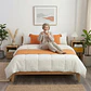 Piecera de Cama Diseño Lino con Borlas - Miniatura 2