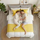 Piecera de Cama Diseño Lino con Borlas - Miniatura 2