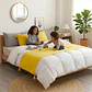 Piecera de Cama Diseño Lino con Borlas - Miniatura 3