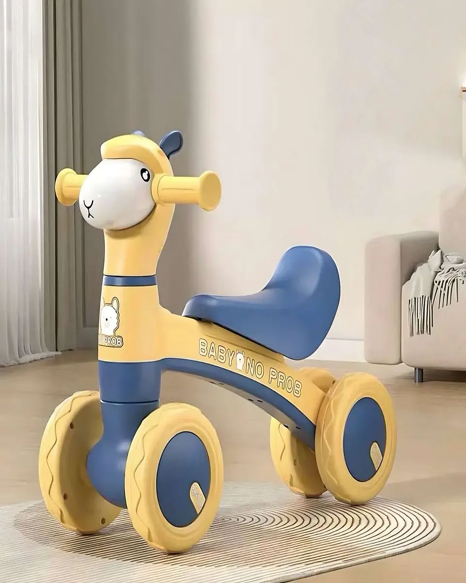 Correpasillo Bebe Bicicleta de Equilibrio Amarillo 4