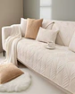 PACK DE 5 FUNDAS PARA SOFA CON DISEÑO BLANCO - Miniatura 3