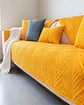 PACK DE 5 FUNDAS PARA SOFA CON DISEÑO AMARILLO - Miniatura 3