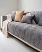 PACK DE 5 FUNDAS PARA SOFA CON DISEÑO GRIS - Miniatura 3