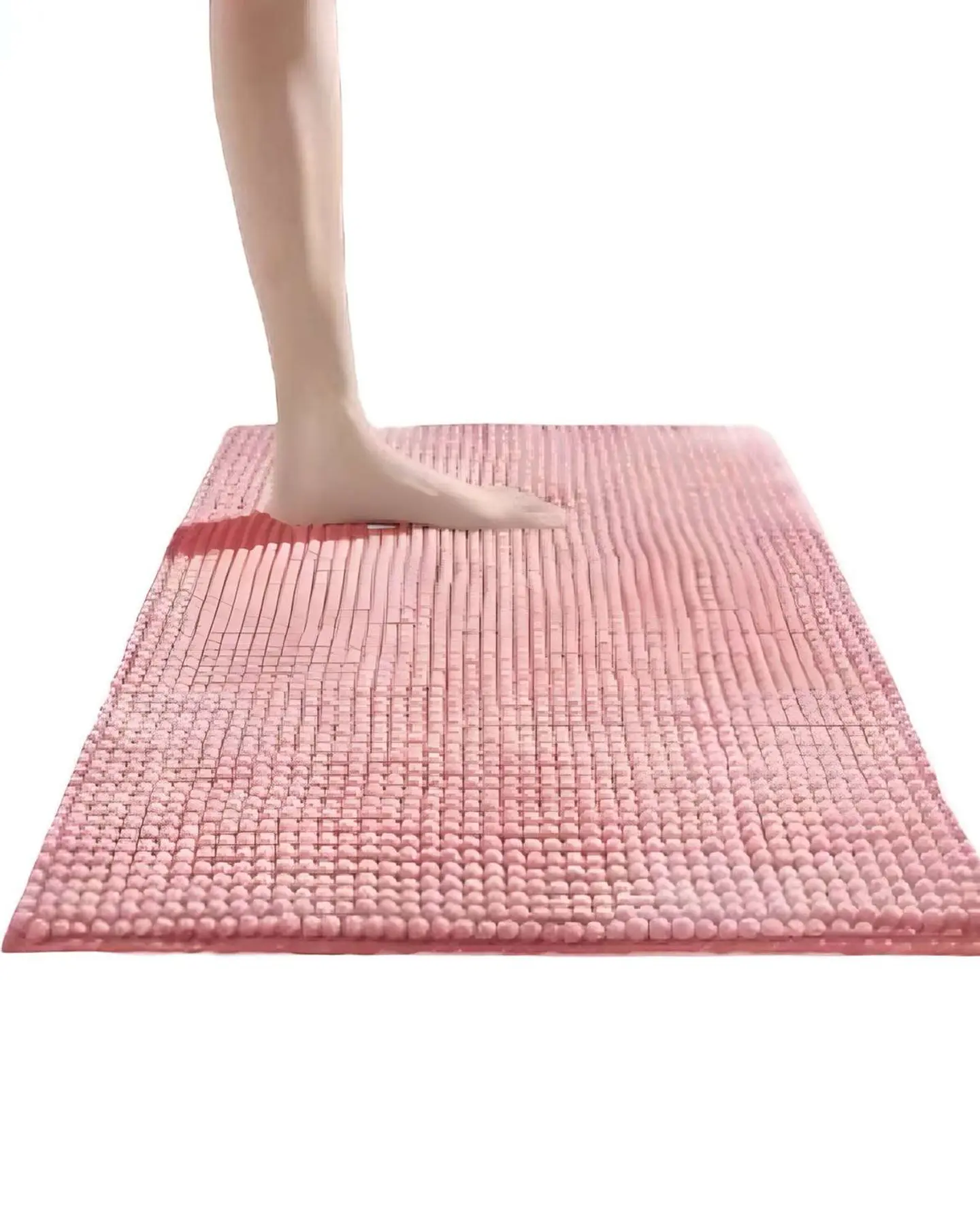 ALFOMBRA DE BAÑO DELGADA ROSADO 40X60 cm 2