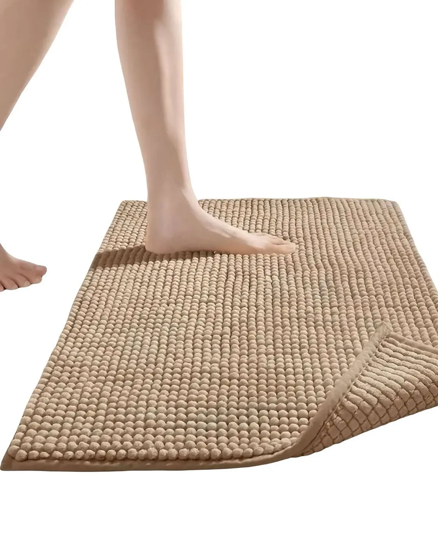 ALFOMBRA DE BAÑO DELGADA BEIGE 40X60 cm 1