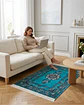 Alfombra Estilo Persa Vintage Con Flecos 80x120 Cm - Miniatura 1