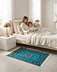 Alfombra Estilo Persa Vintage Con Flecos 80x120 Cm - Miniatura 2