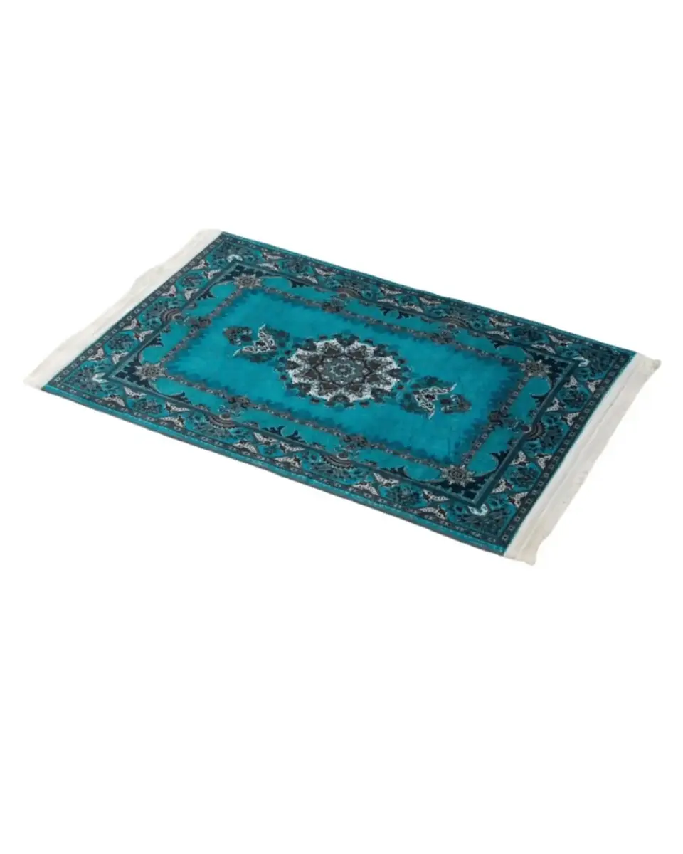 Alfombra Estilo Persa Vintage Con Flecos 80x120 Cm 6