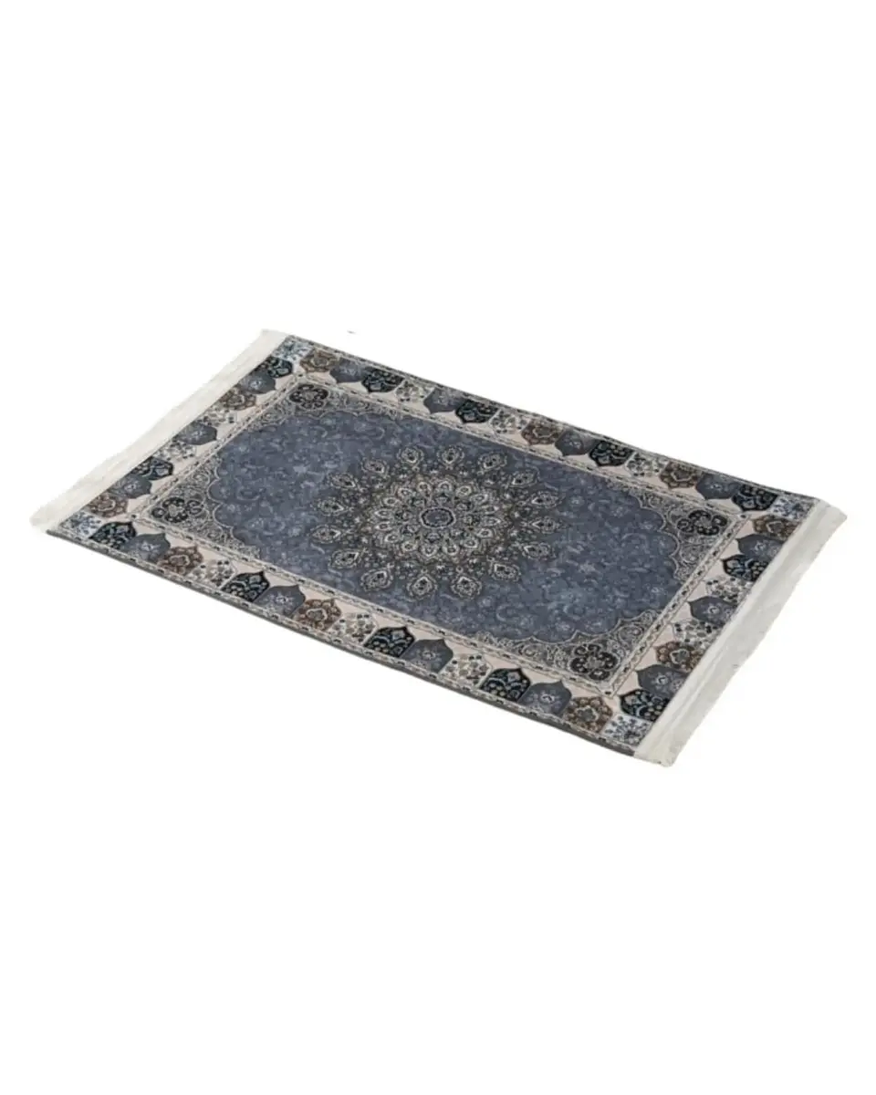 Alfombra Estilo Persa Vintage Con Flecos 80x120 Cm 6