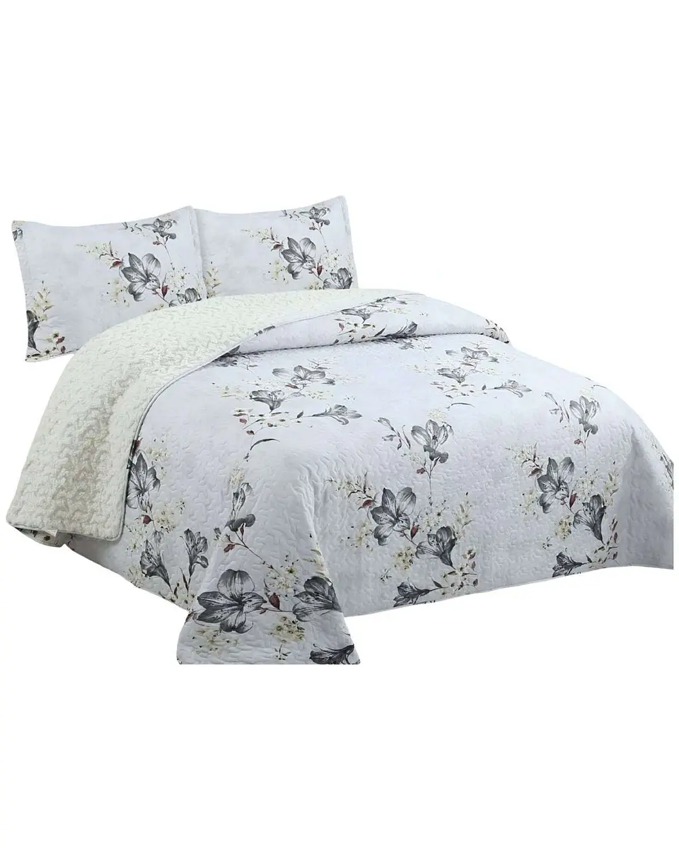 Cubrecama Quilt con sherpa 2 plaza 230 cm x 250 cm 1