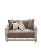 PACK DE 5 FUNDAS DE SILLÓN CON FLECOS MARRON - Miniatura 1