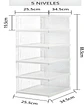 ORGANIZADOR DE ZAPATOS 5 NIVELES PLEGABLE - Miniatura 3