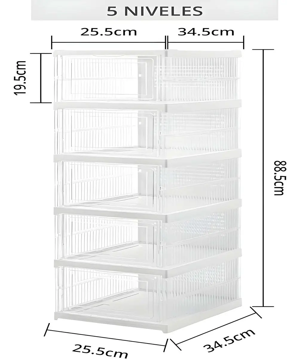 ORGANIZADOR DE ZAPATOS 5 NIVELES PLEGABLE 3