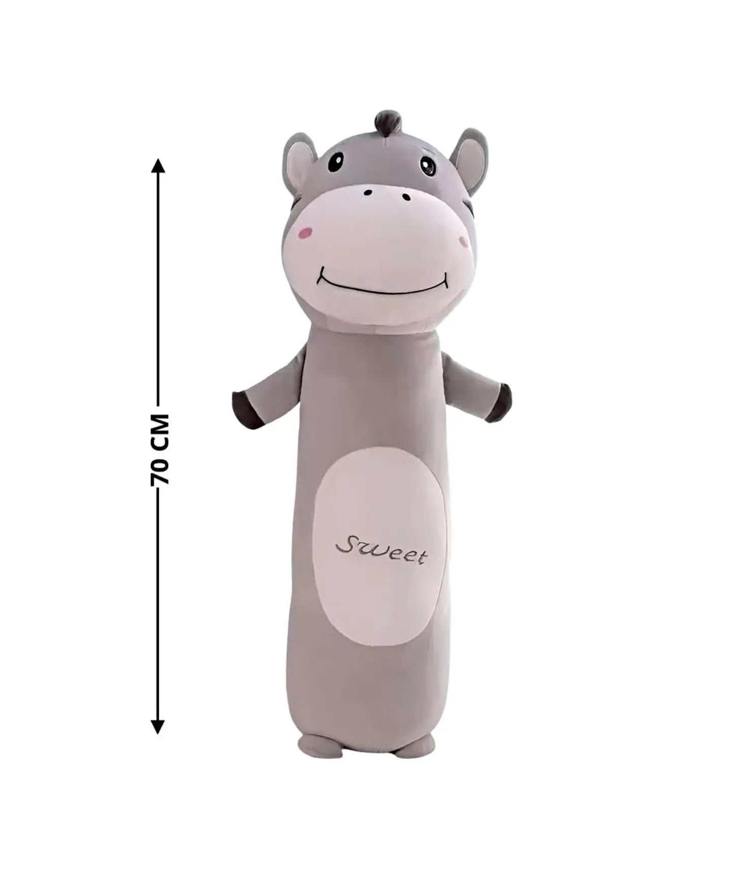 COJIN PELUCHE CABALLO GRIS 2