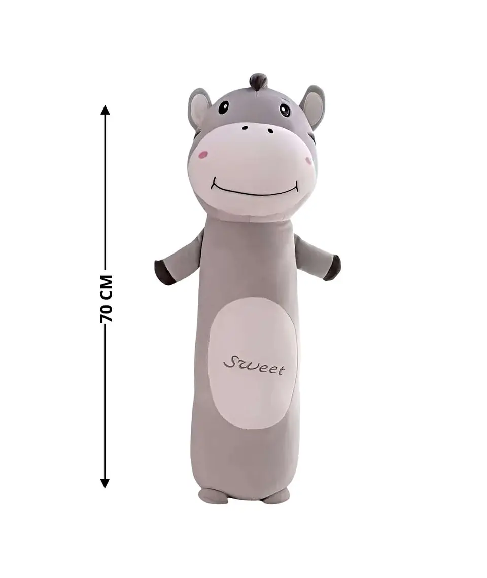 COJIN PELUCHE CABALLO GRIS 2