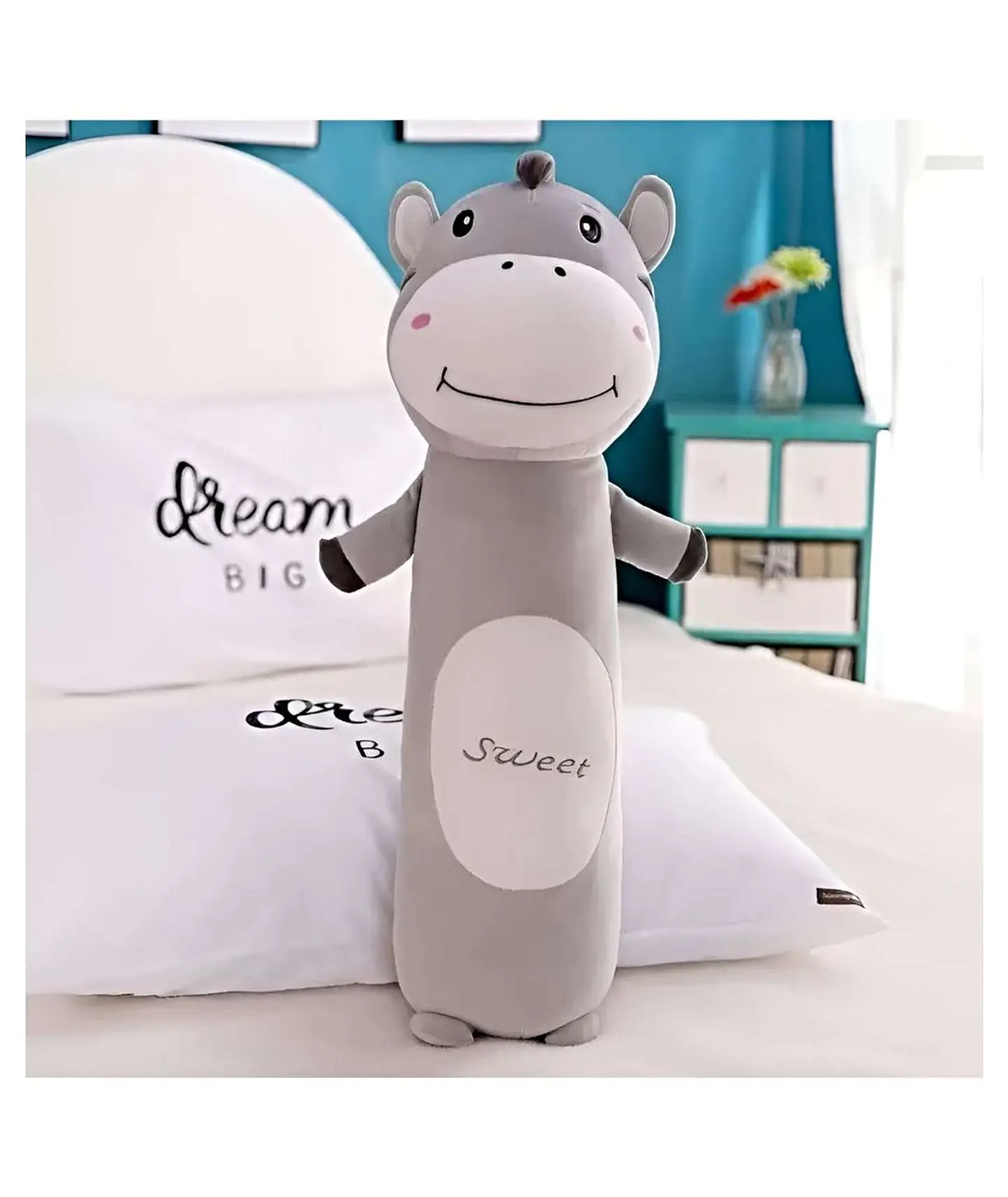 COJIN PELUCHE CABALLO GRIS 3