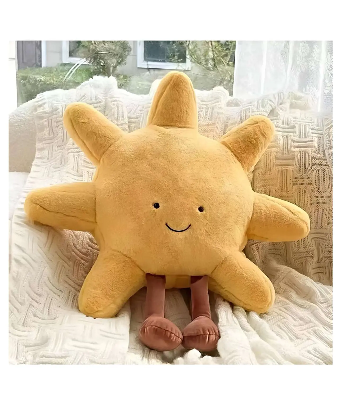 COJIN PELUCHE SOL AMARILLO 3