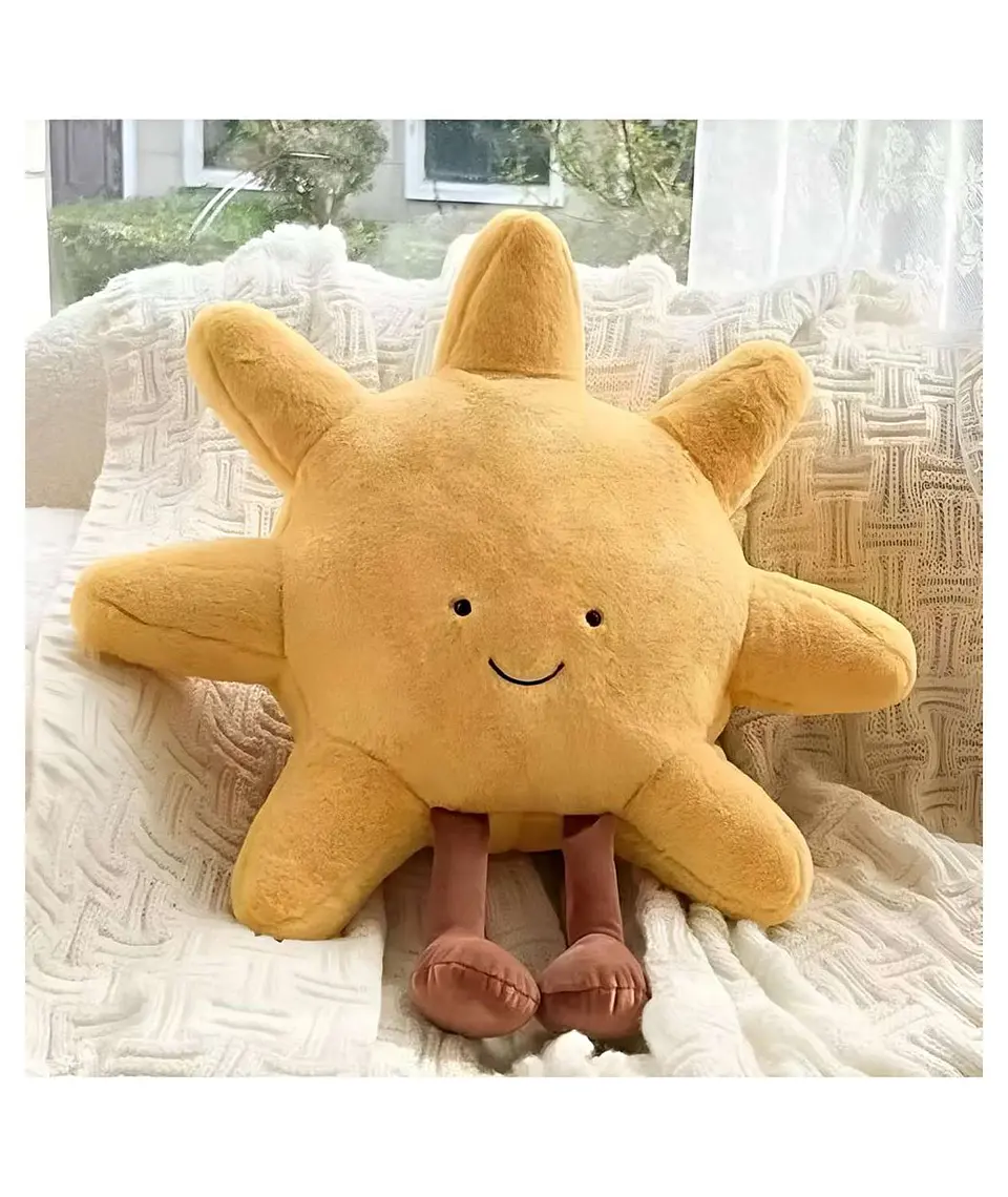 COJIN PELUCHE SOL AMARILLO 3