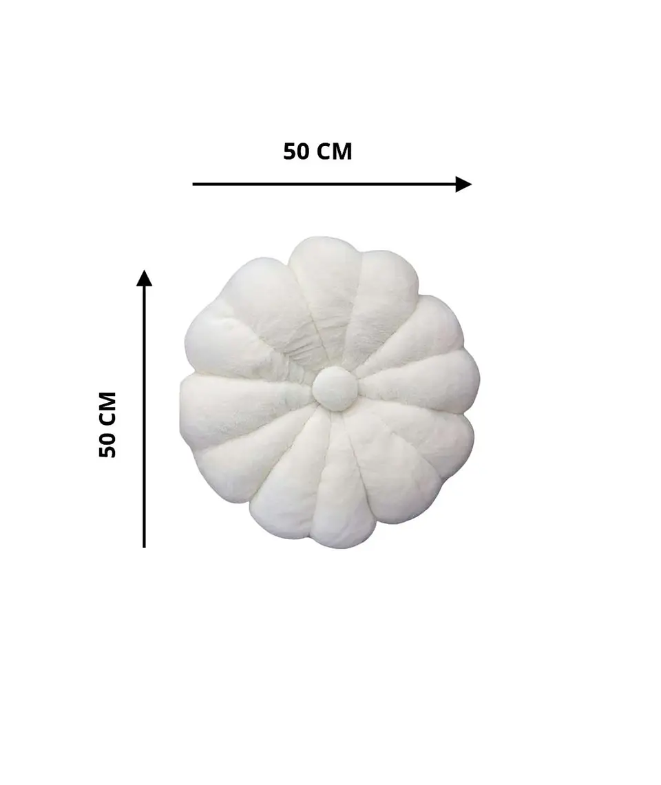COJIN FLOR BLANCO 50 CM 2