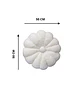 COJIN FLOR GRIS 50 CM - Miniatura 2