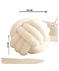 COJIN NUDO BLANCO 22 CM - Miniatura 2