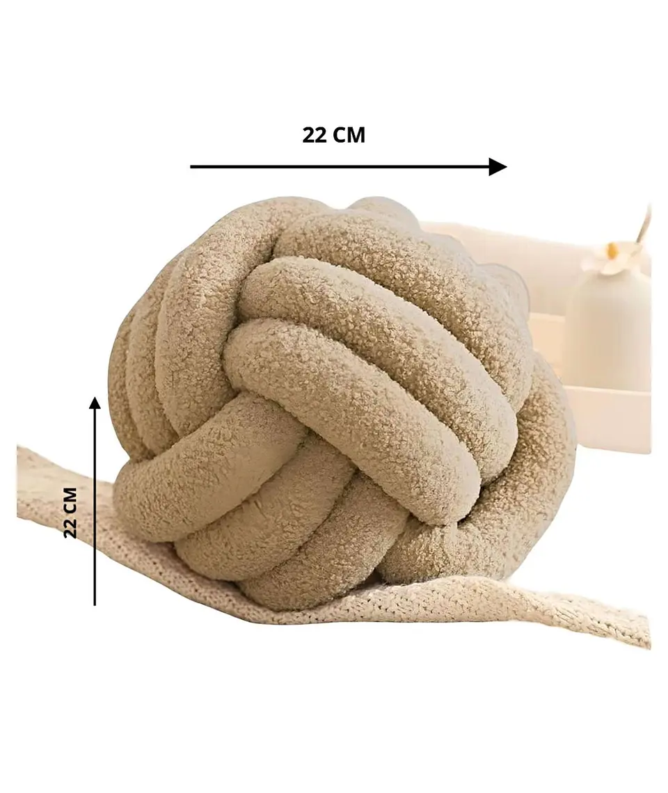 COJIN NUDO BEIGE 22 CM 2