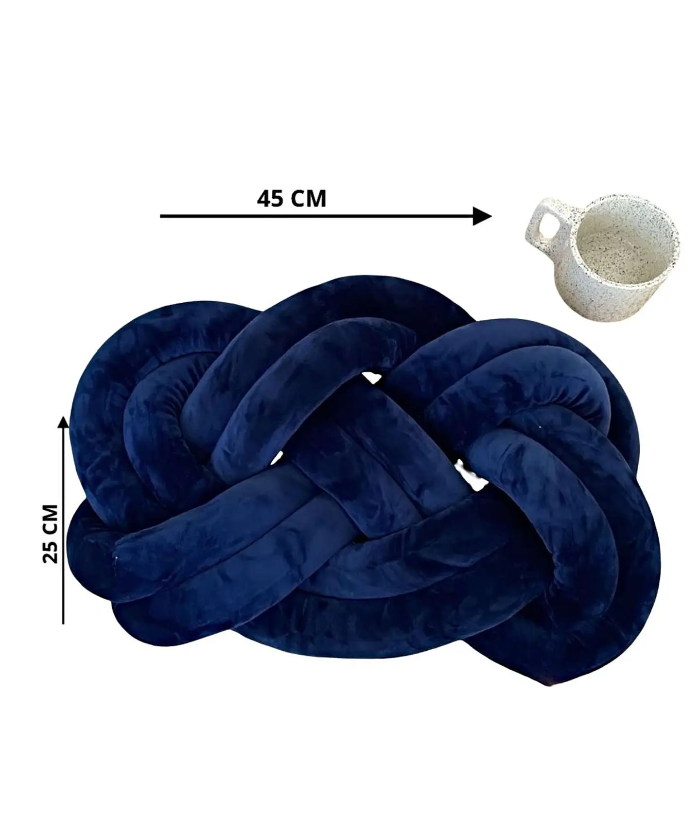 COJIN NUDO GRANDE AZUL 45 CM 2
