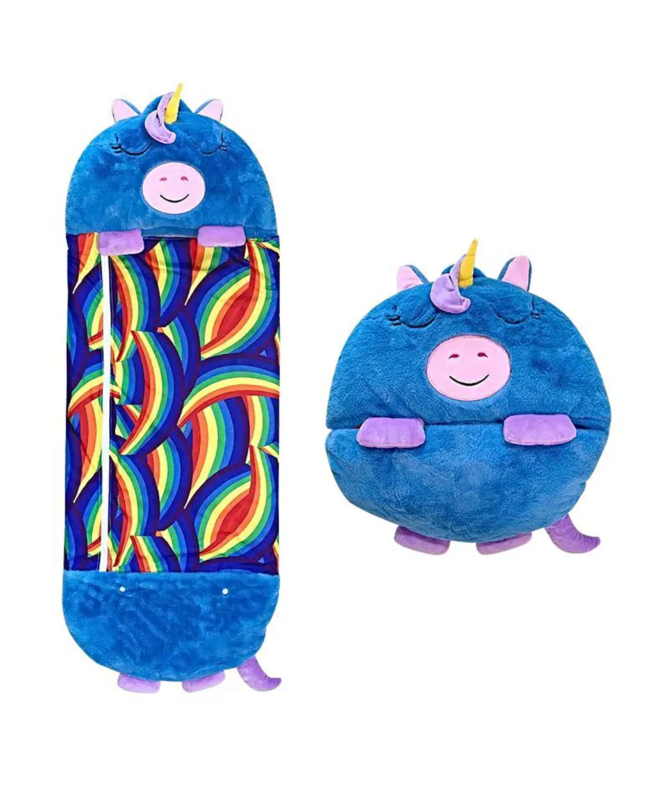 SACO PARA DORMIR PARA NIÑO O NIÑA UNICORNIO AZUL 1