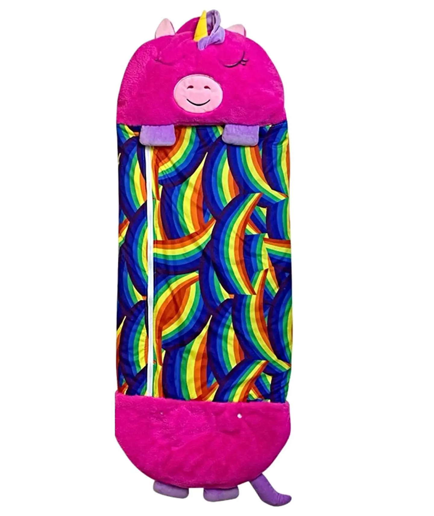 SACO PARA DORMIR PARA NIÑO O NIÑA UNICORNIO FUCSIA 4