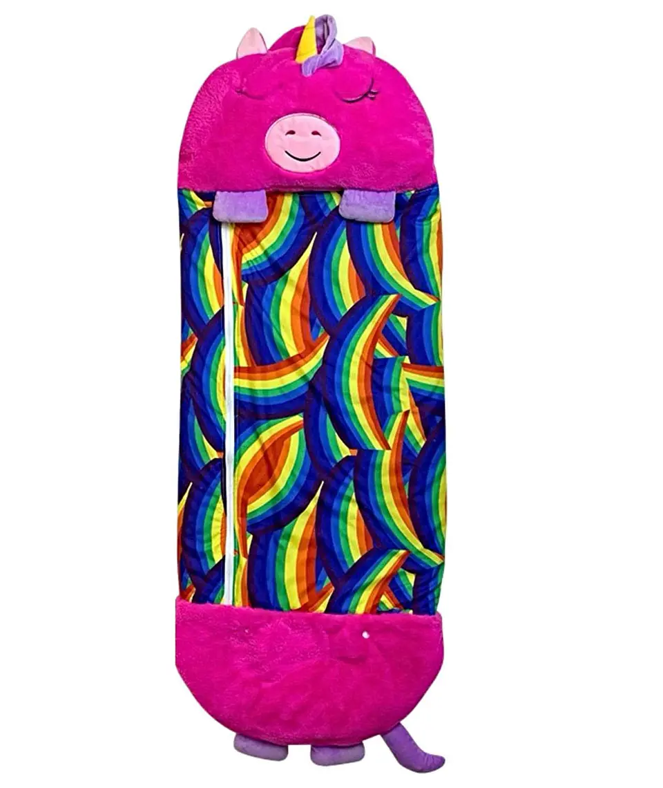 SACO PARA DORMIR PARA NIÑO O NIÑA UNICORNIO FUCSIA 4
