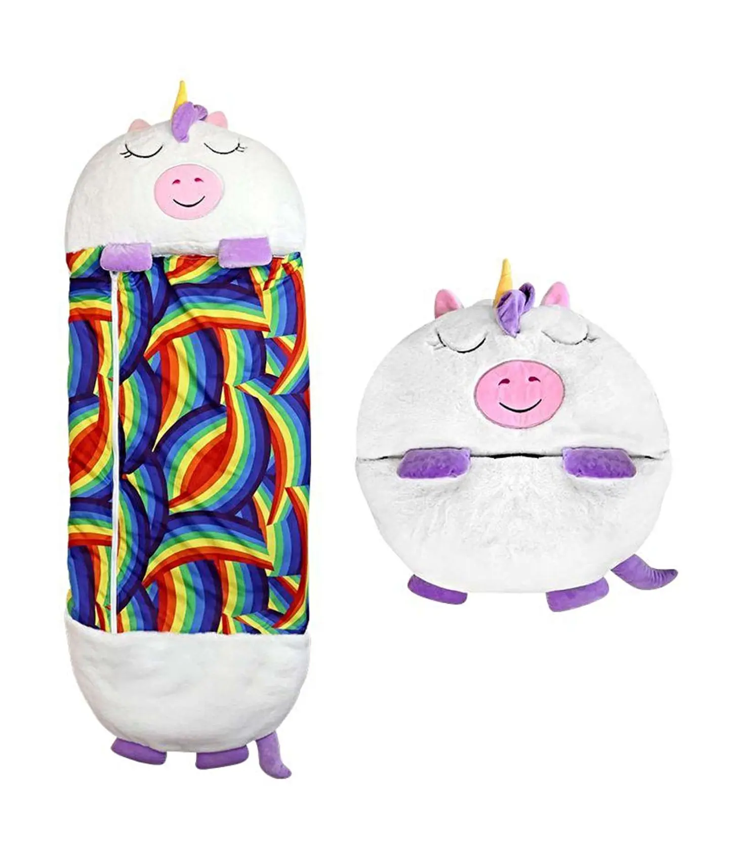 SACO PARA DORMIR PARA NIÑO O NIÑA UNICORNIO BLANCO 1