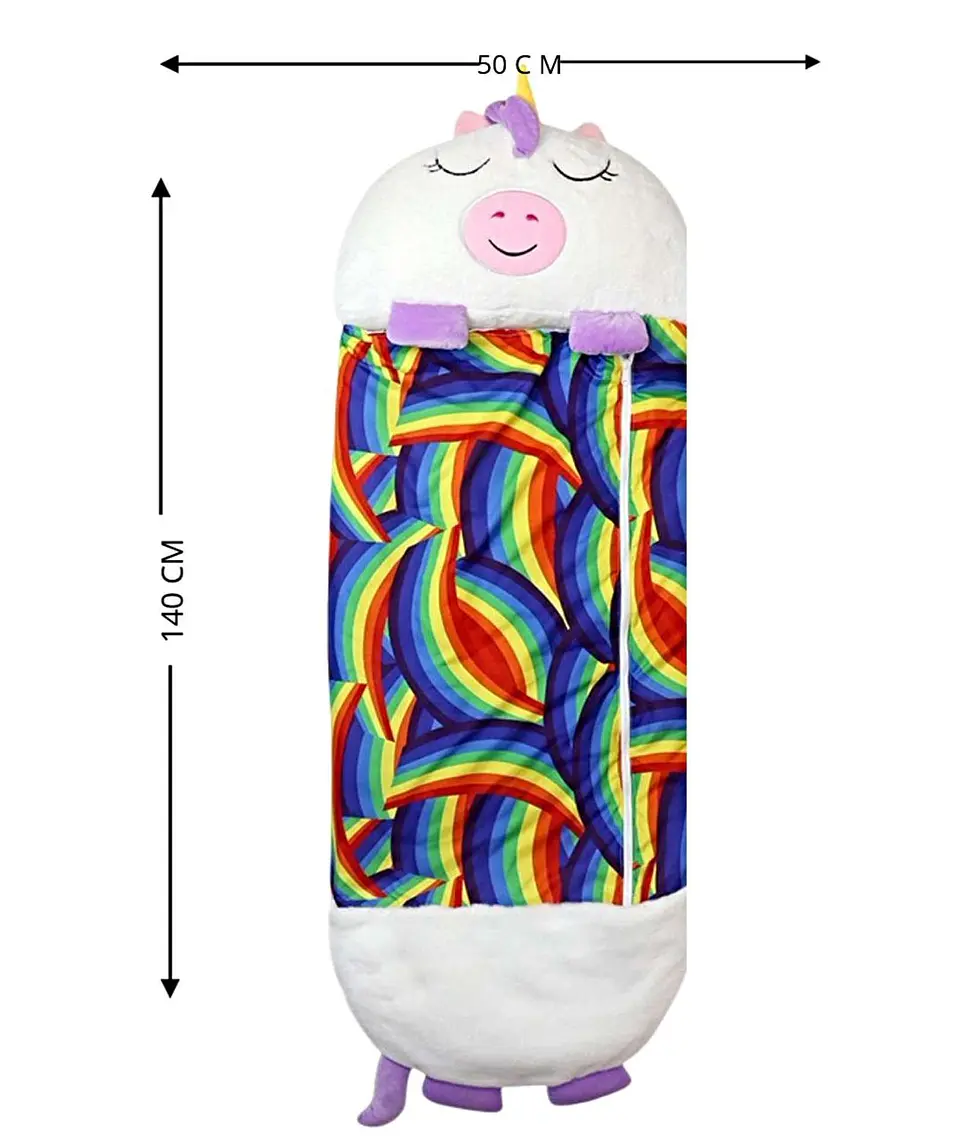 SACO PARA DORMIR PARA NIÑO O NIÑA UNICORNIO BLANCO 3