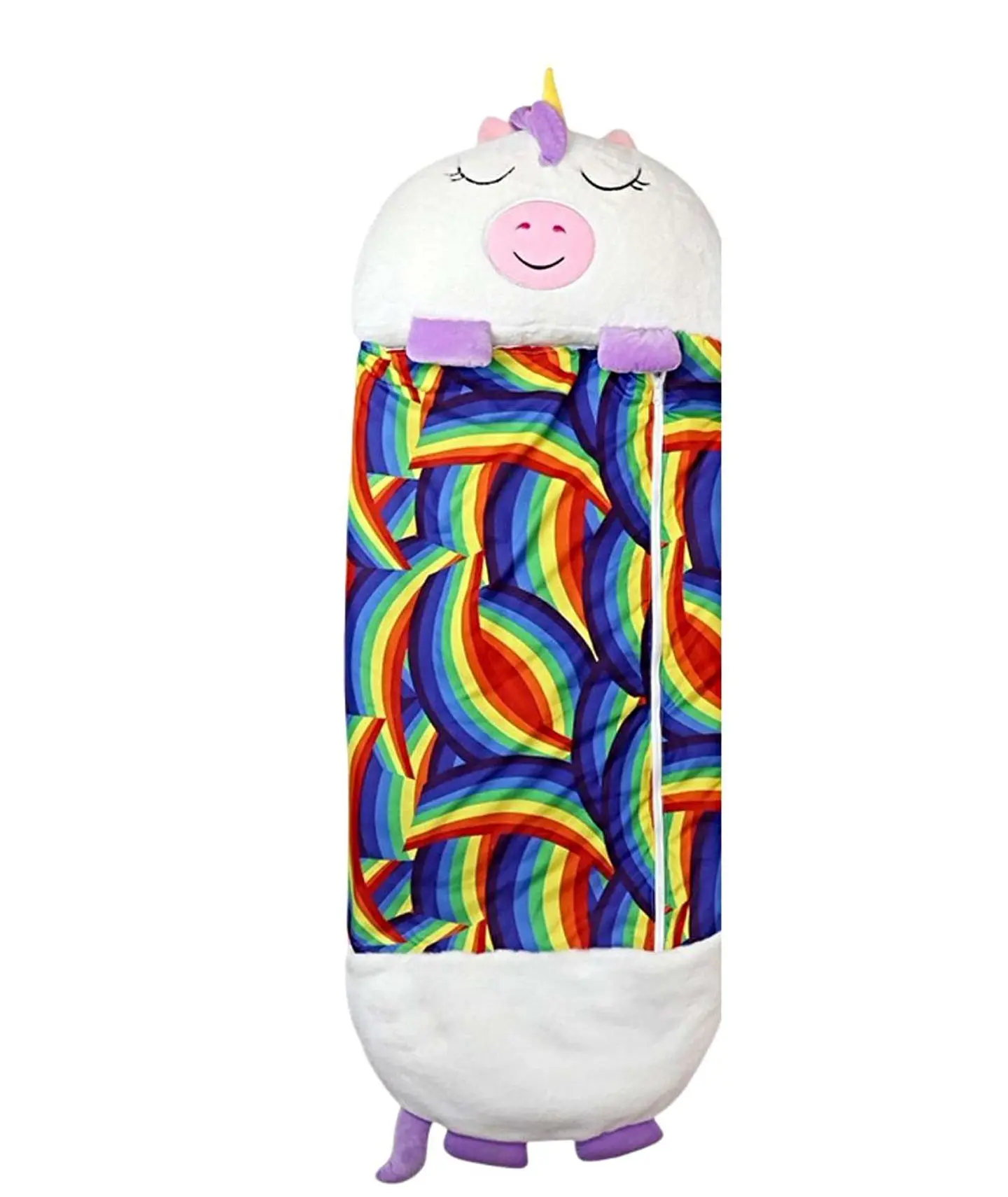 SACO PARA DORMIR PARA NIÑO O NIÑA UNICORNIO BLANCO 4