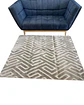 ALFOMBRA LIVING DISEÑO ELEGANTE 160X200CM BEIGE OSCURO - Miniatura 1