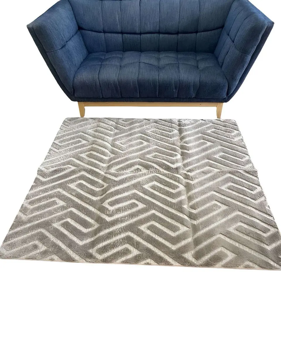 ALFOMBRA LIVING DISEÑO ELEGANTE 160X200CM BEIGE OSCURO 1