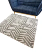 ALFOMBRA LIVING DISEÑO ELEGANTE 160X200CM BEIGE OSCURO - Miniatura 2